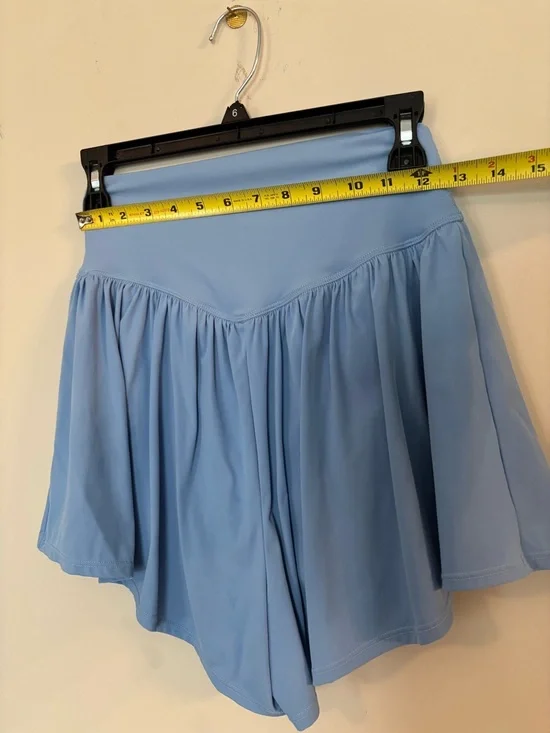 Pair of Flowy Butterfly Shorts in Black & Light Blue - Picture 16 of 16